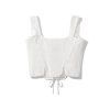 Cross strap camisole vest top for women