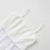 Color blocked patchwork camisole top for women